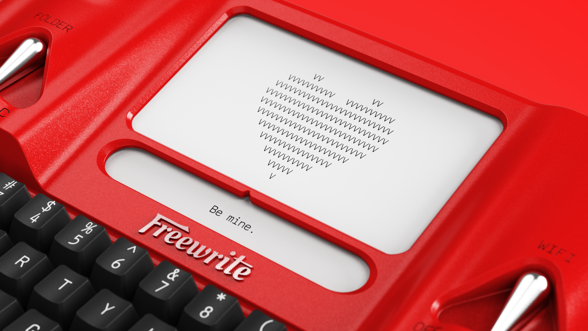 Freewrite Valentine Special Edition Smart Typewriter