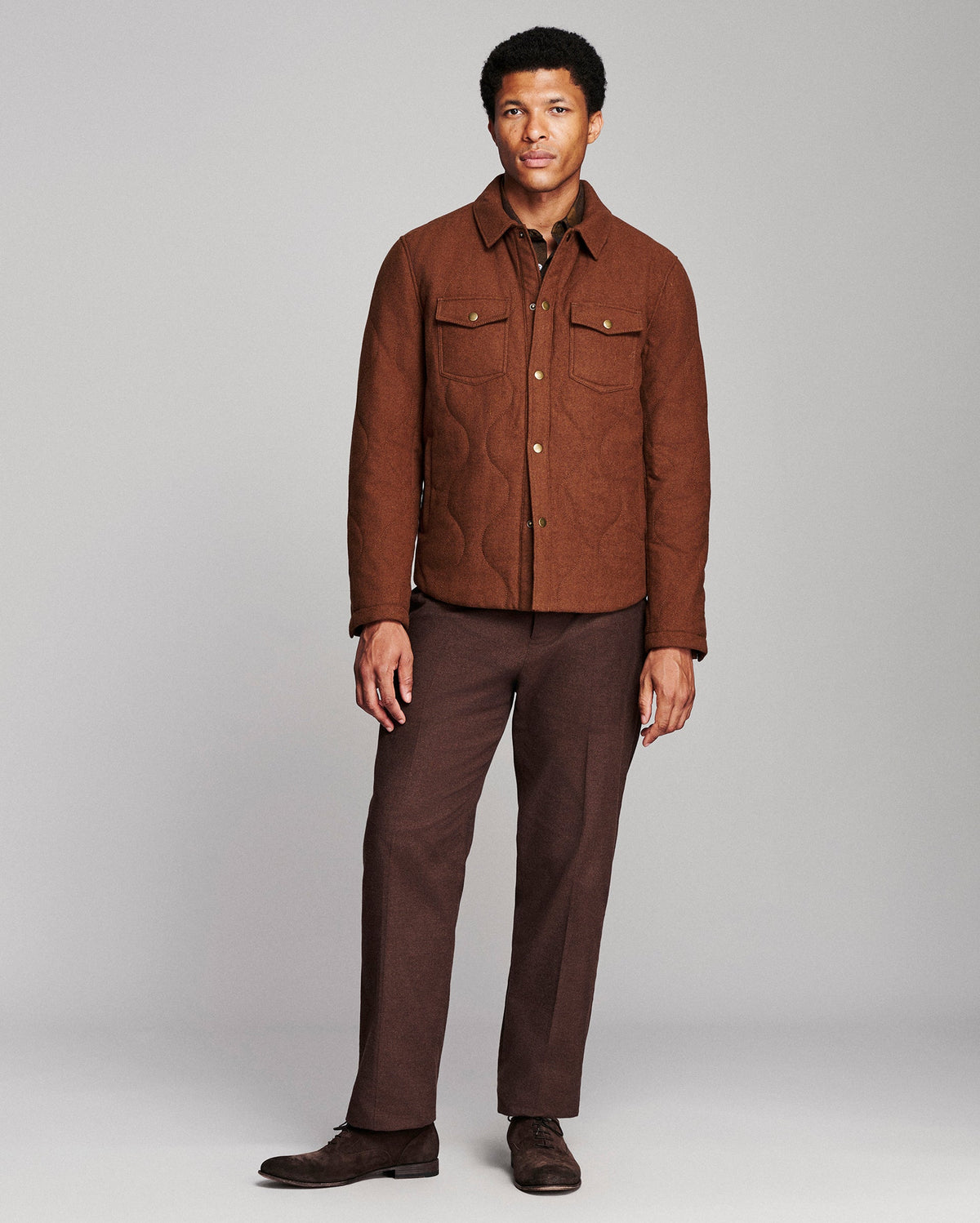 Billy Reid Onion Quilted Theo Shirt Jacket