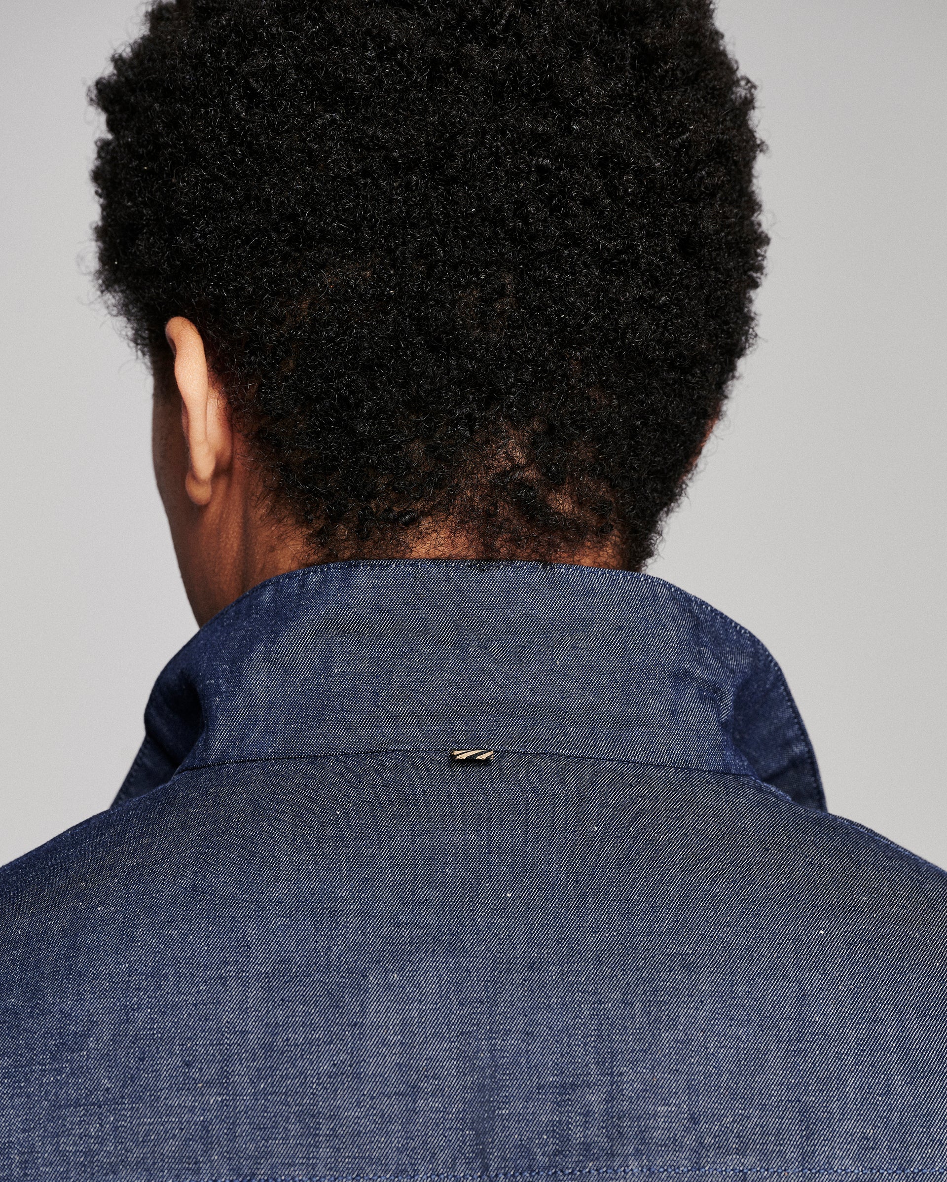 Billy Reid Waxed Denim Harrington Jacket