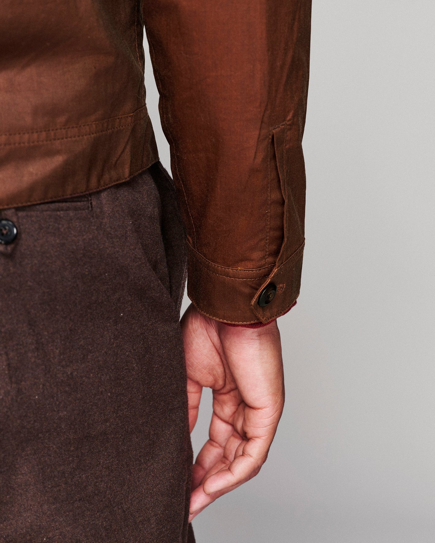 Billy Reid Waxed Herringbone Members Jacket