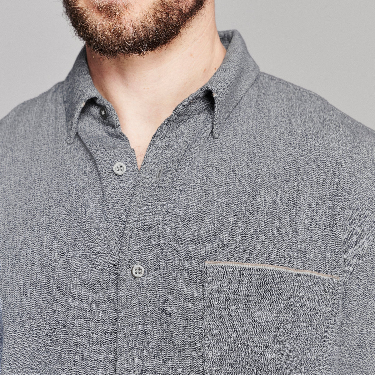 Billy Reid Twisted MSL 1-Pocket Shirt
