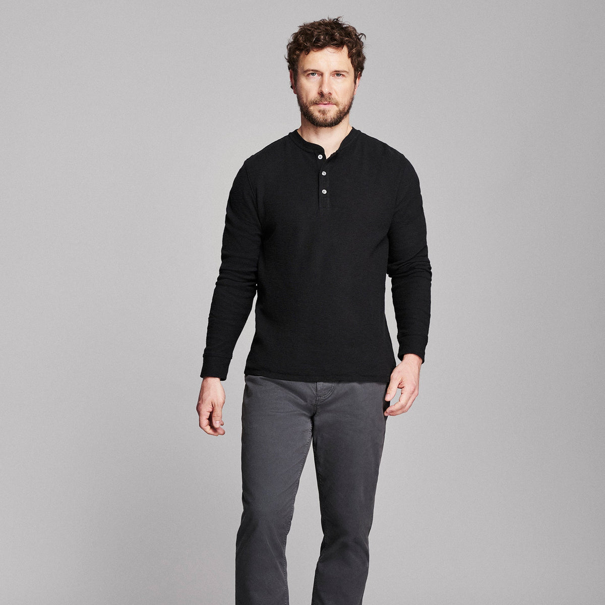 Billy Reid Slub Tuck Henley