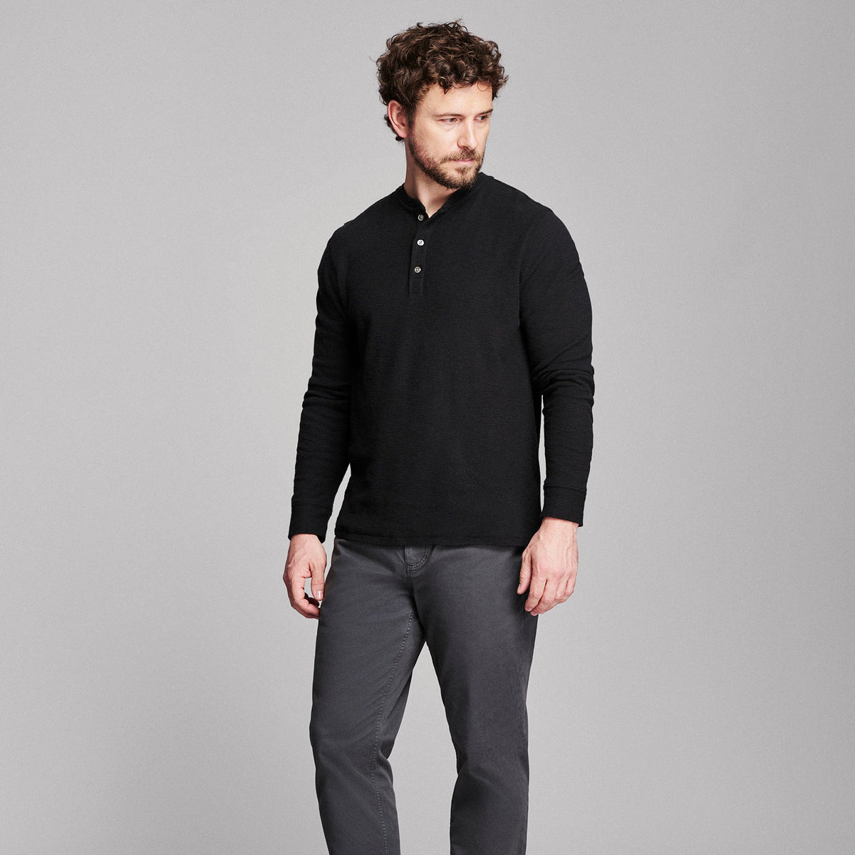 Billy Reid Slub Tuck Henley