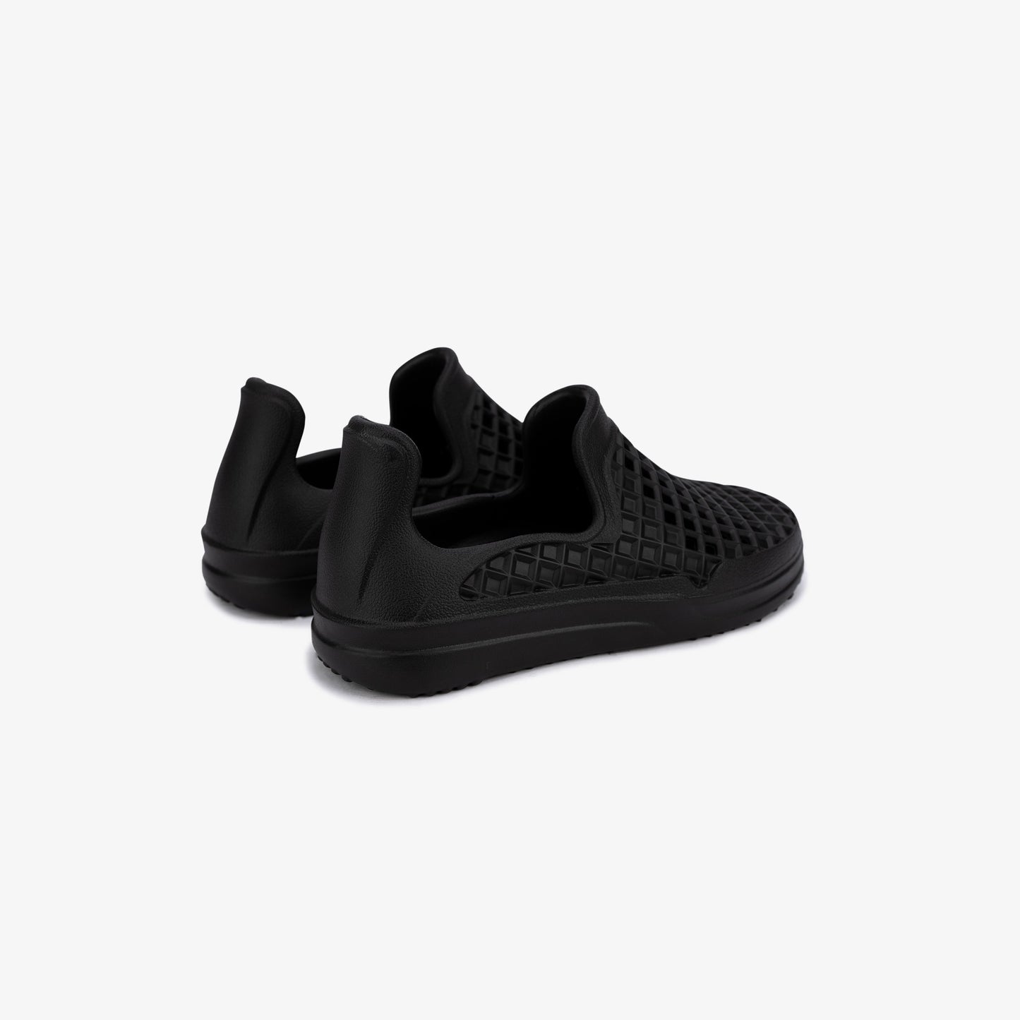 Lusso Cloud Scenario Jet Black Slip-On Shoe