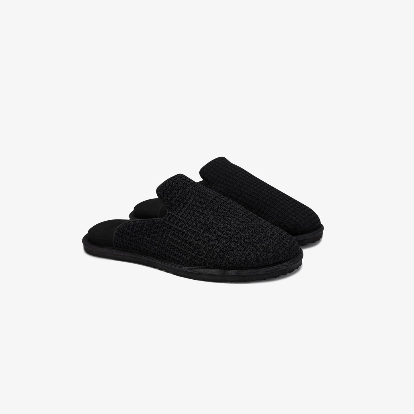 Lusso Cloud Draper Jet Black Waffle House Shoe