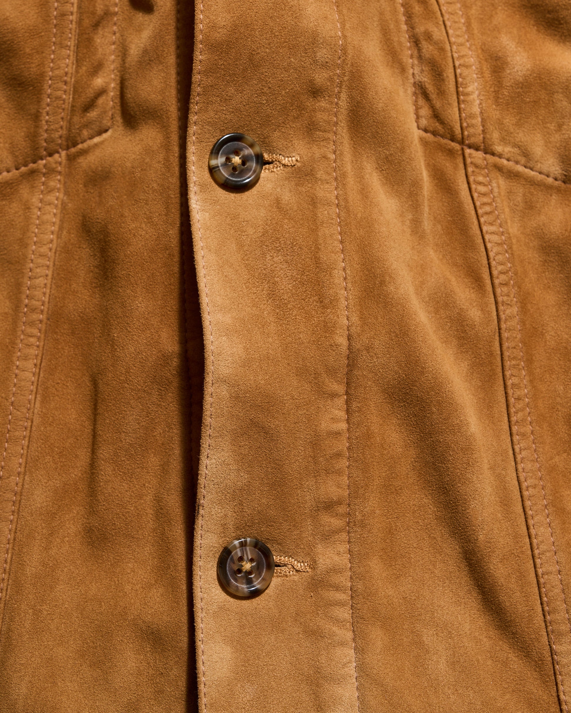 Billy Reid Waxed Suede Tupelo Trucker Jacket
