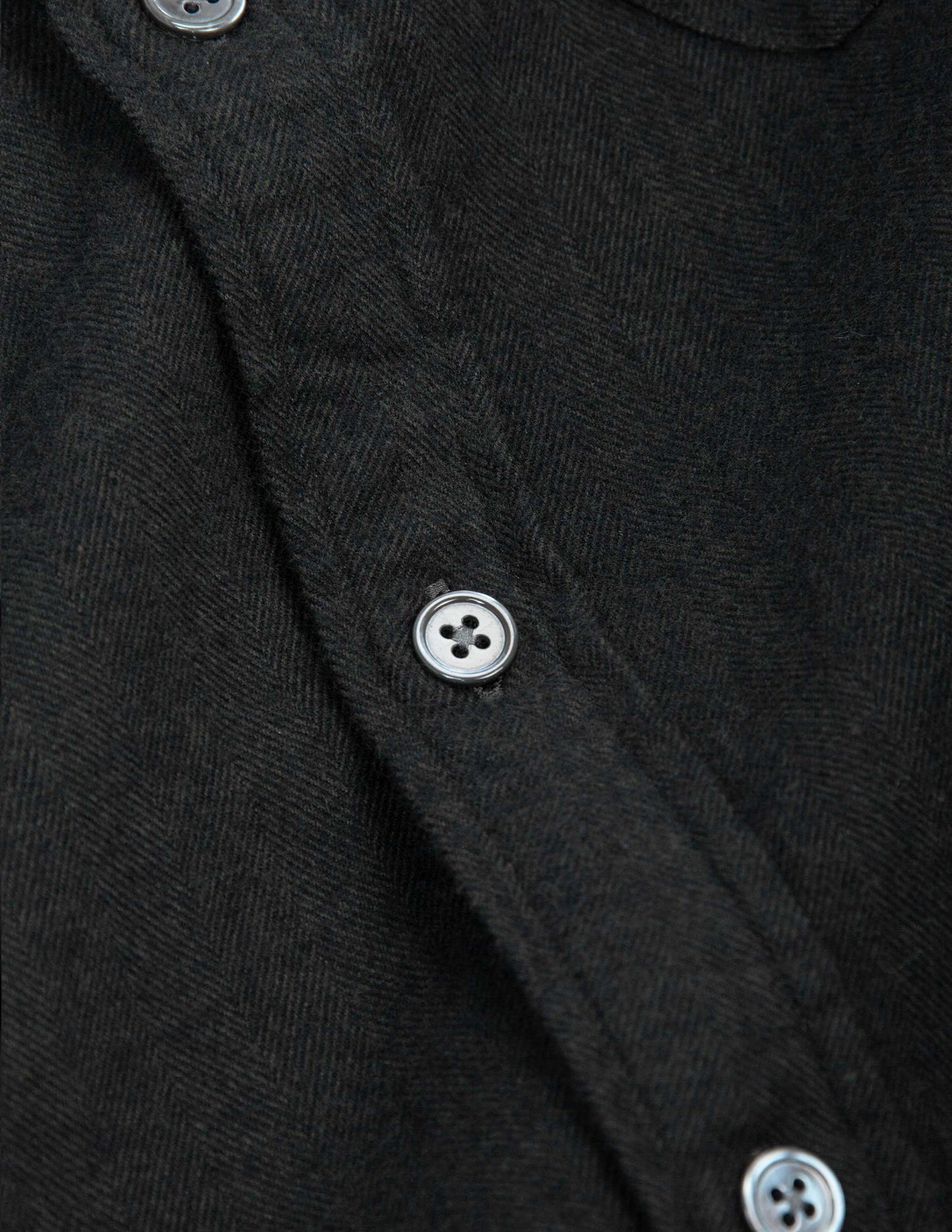 Rivay Cortina Brushed Cotton Camp Shirt in Dark Olive