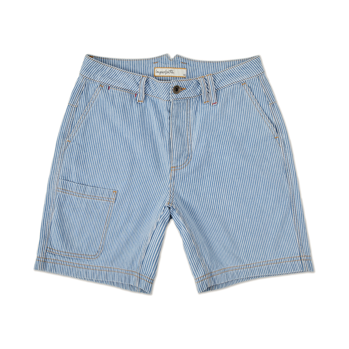 Courier Short in Indigo Hickory Stripe