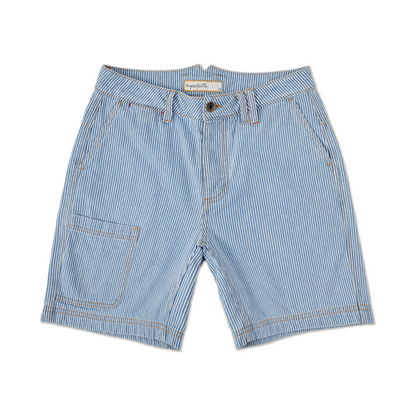 Courier Short in Indigo Hickory Stripe