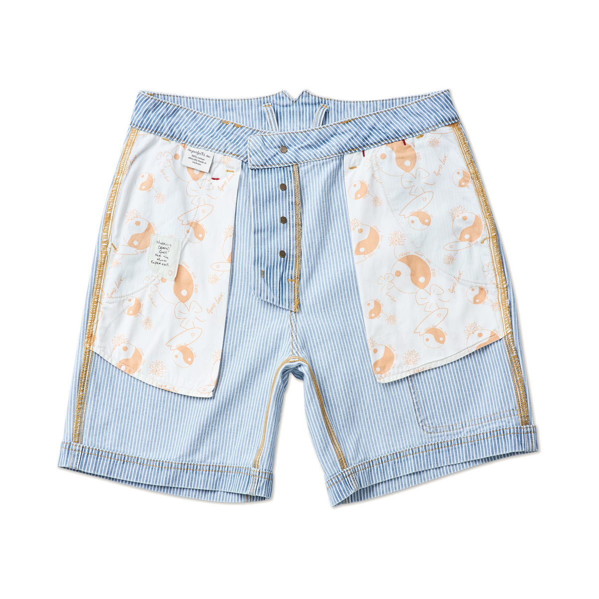 Courier Short in Indigo Hickory Stripe