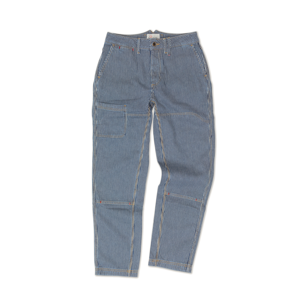 Courier Pant Sharp Fit in Indigo Hickory Stripe