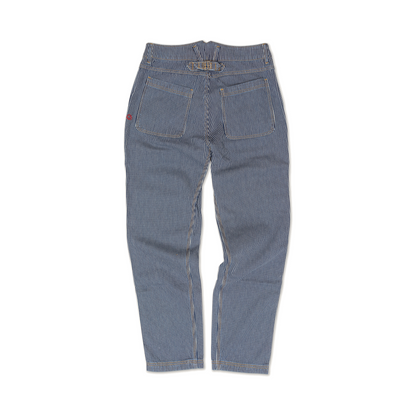 Courier Pant Sharp Fit in Indigo Hickory Stripe