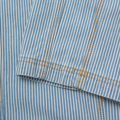 Courier Pant Sharp Fit in Indigo Hickory Stripe