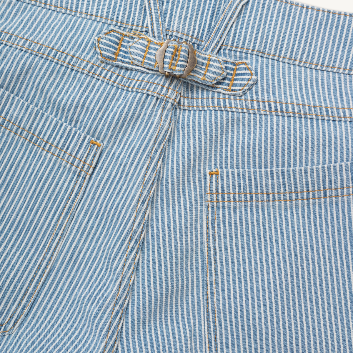 Courier Pant Sharp Fit in Indigo Hickory Stripe