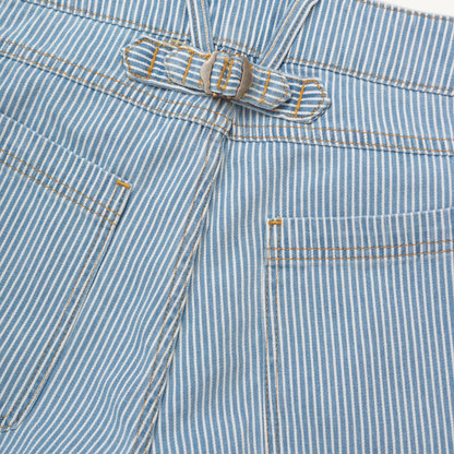 Courier Pant Sharp Fit in Indigo Hickory Stripe