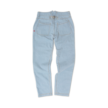 Courier Pant Sharp Fit in Indigo Hickory Stripe