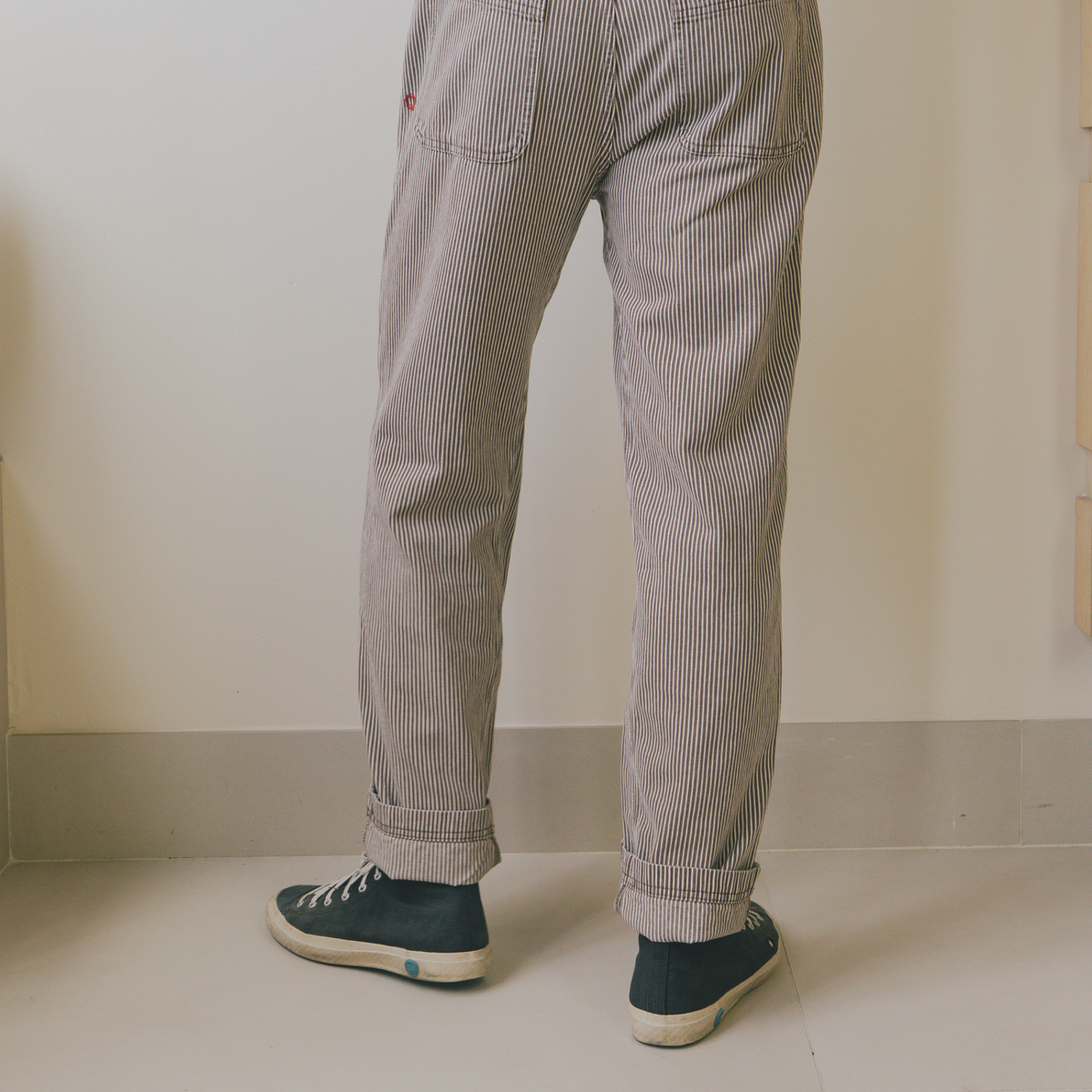 Courier Pant Sharp Fit in Coyote Hickory Stripe