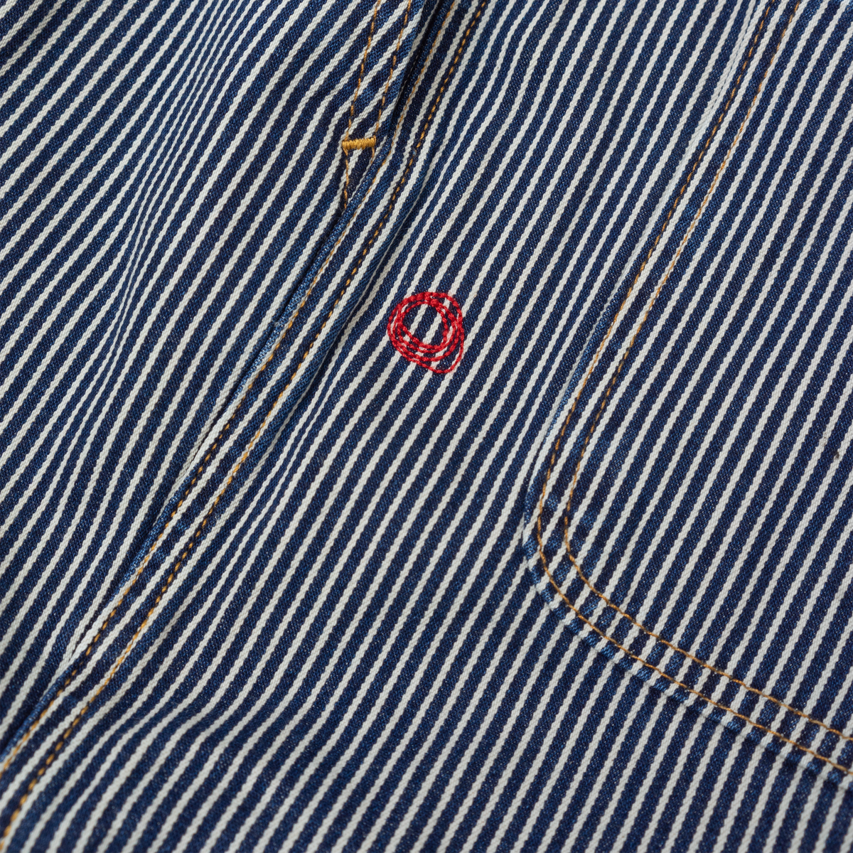 Courier Pant OG Fit in Indigo Hickory Stripe