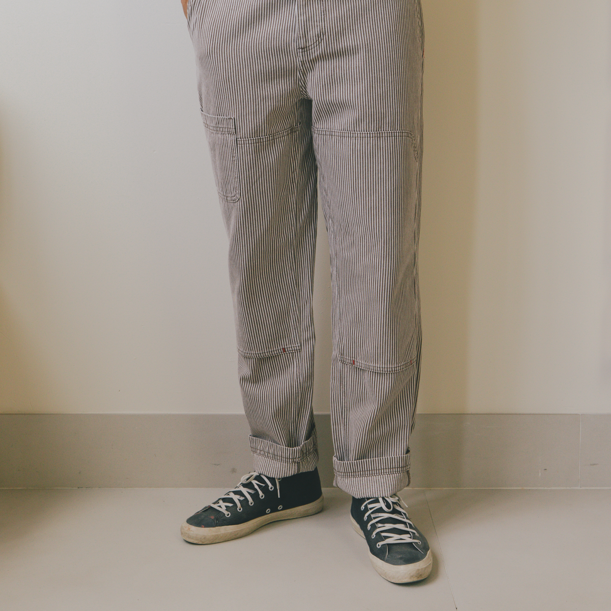Courier Pant OG Fit in Coyote Hickory Stripe