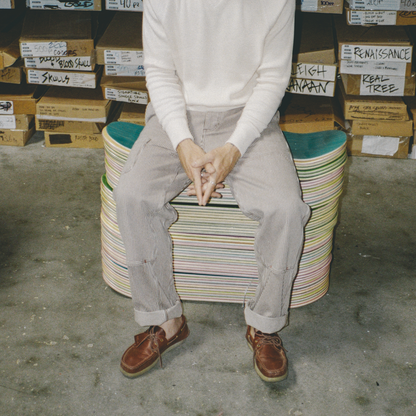 Courier Pant OG Fit in Coyote Hickory Stripe