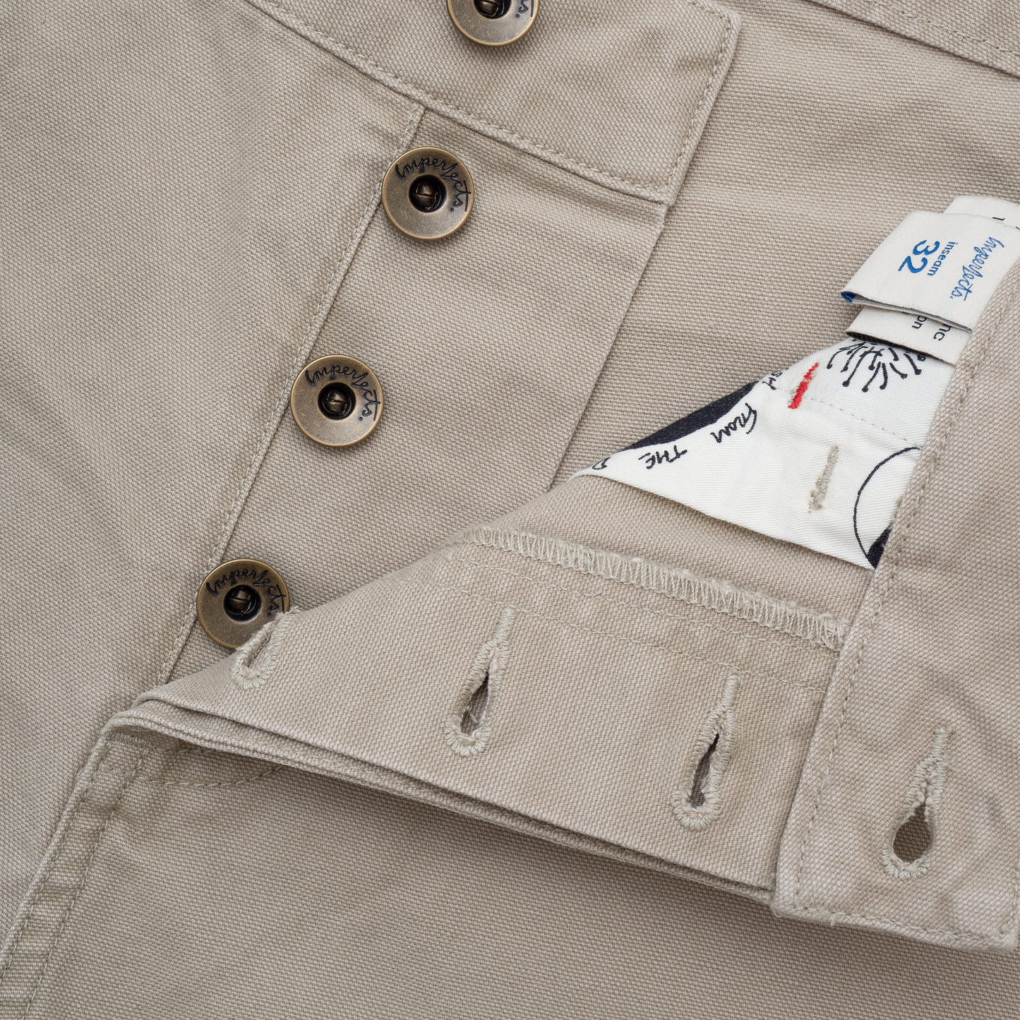 Imperfects Courier Pant OG Fit in Craft Canvas