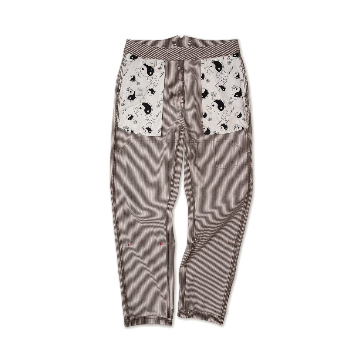 Courier Pant Sharp Fit in Coyote Hickory Stripe