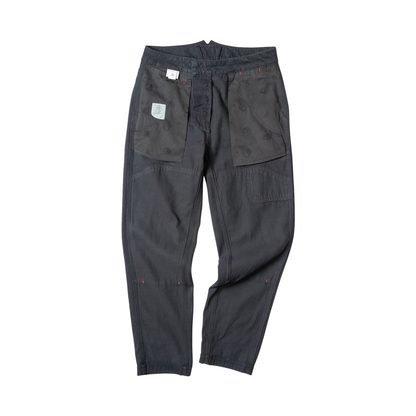 Courier Pant Sharp Fit in Indigo Hickory Stripe