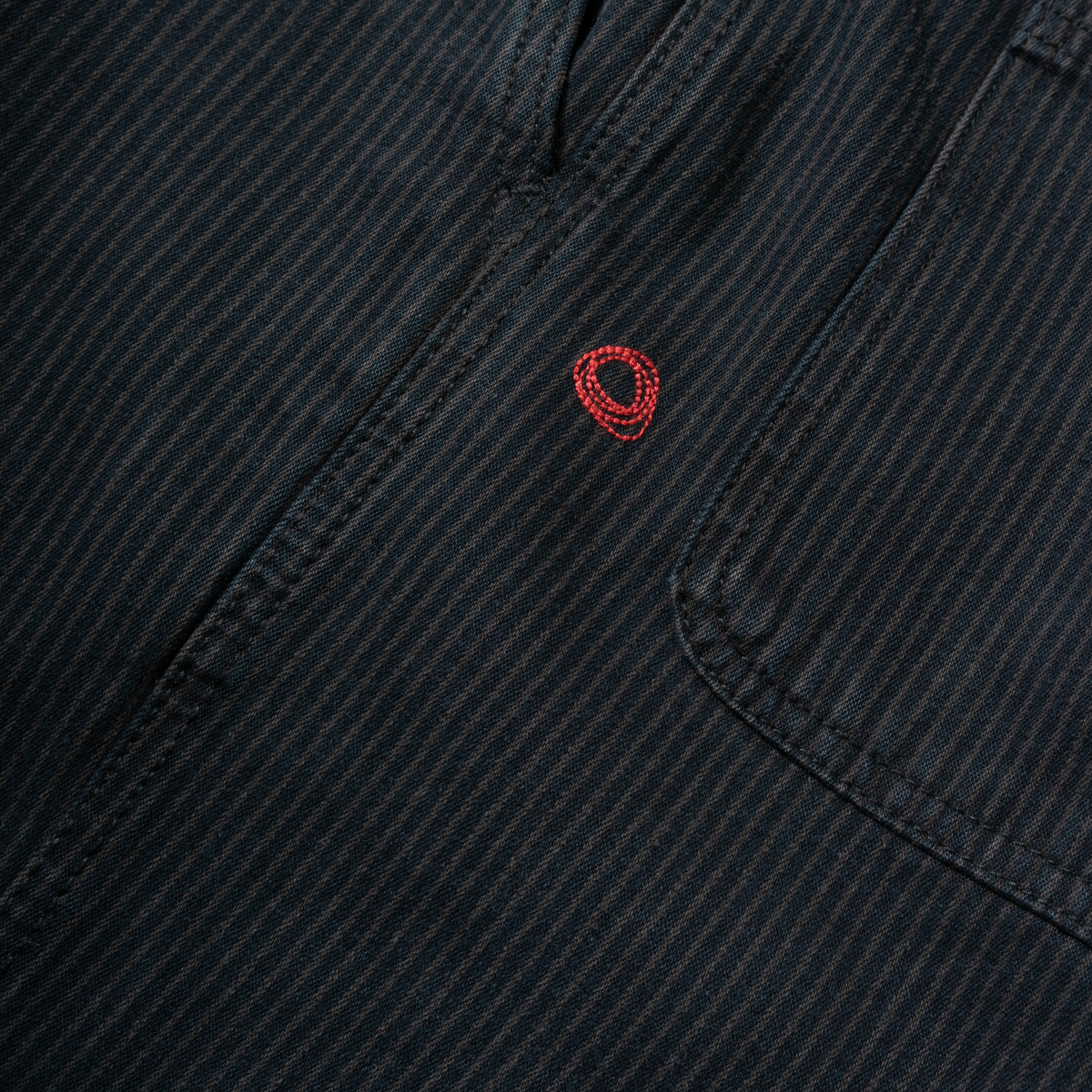 Courier Pant Sharp Fit in Indigo Hickory Stripe