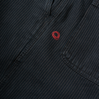 Courier Pant Sharp Fit in Indigo Hickory Stripe
