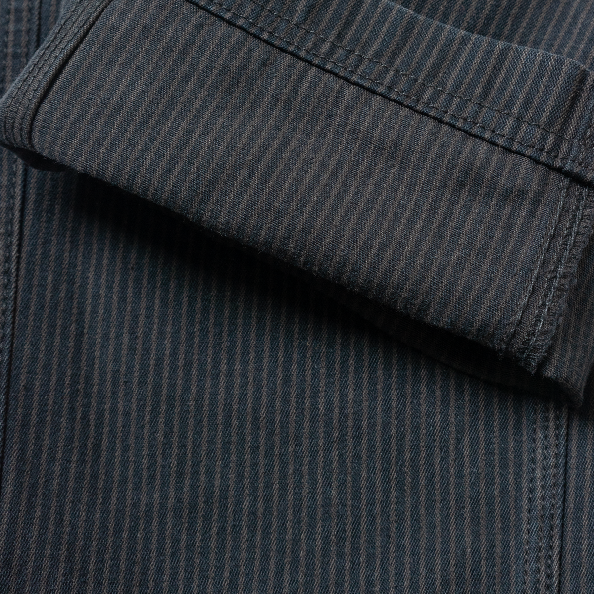 Courier Pant Sharp Fit in Indigo Hickory Stripe