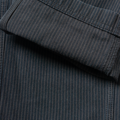 Courier Pant Sharp Fit in Indigo Hickory Stripe