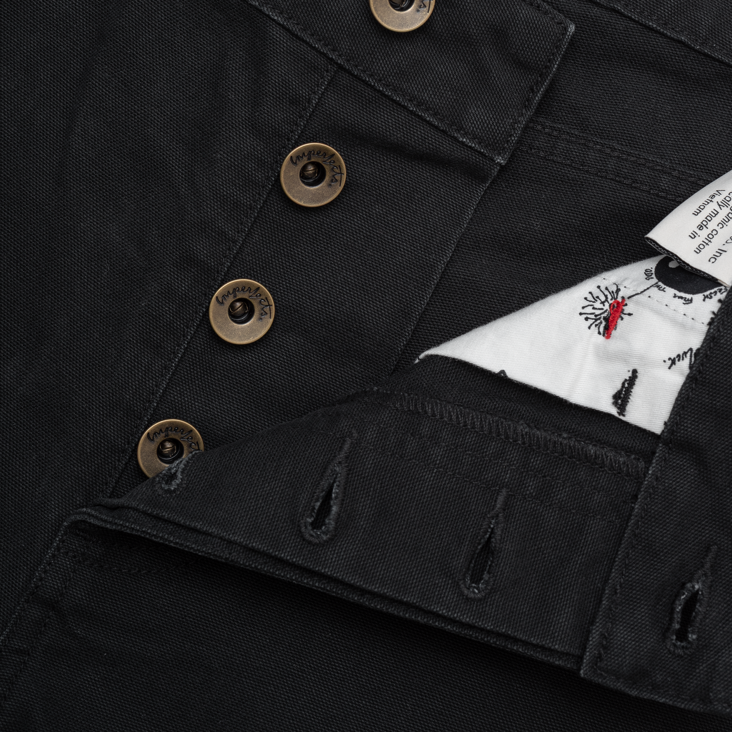 Imperfects Courier Pant Sharp Fit in Craft Canvas