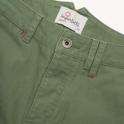 Imperfects Courier Pant Sharp Fit in Craft Canvas