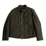 Iron & Resin Cruiser Jacket - Shelter Series Waxed Canvas - Olive