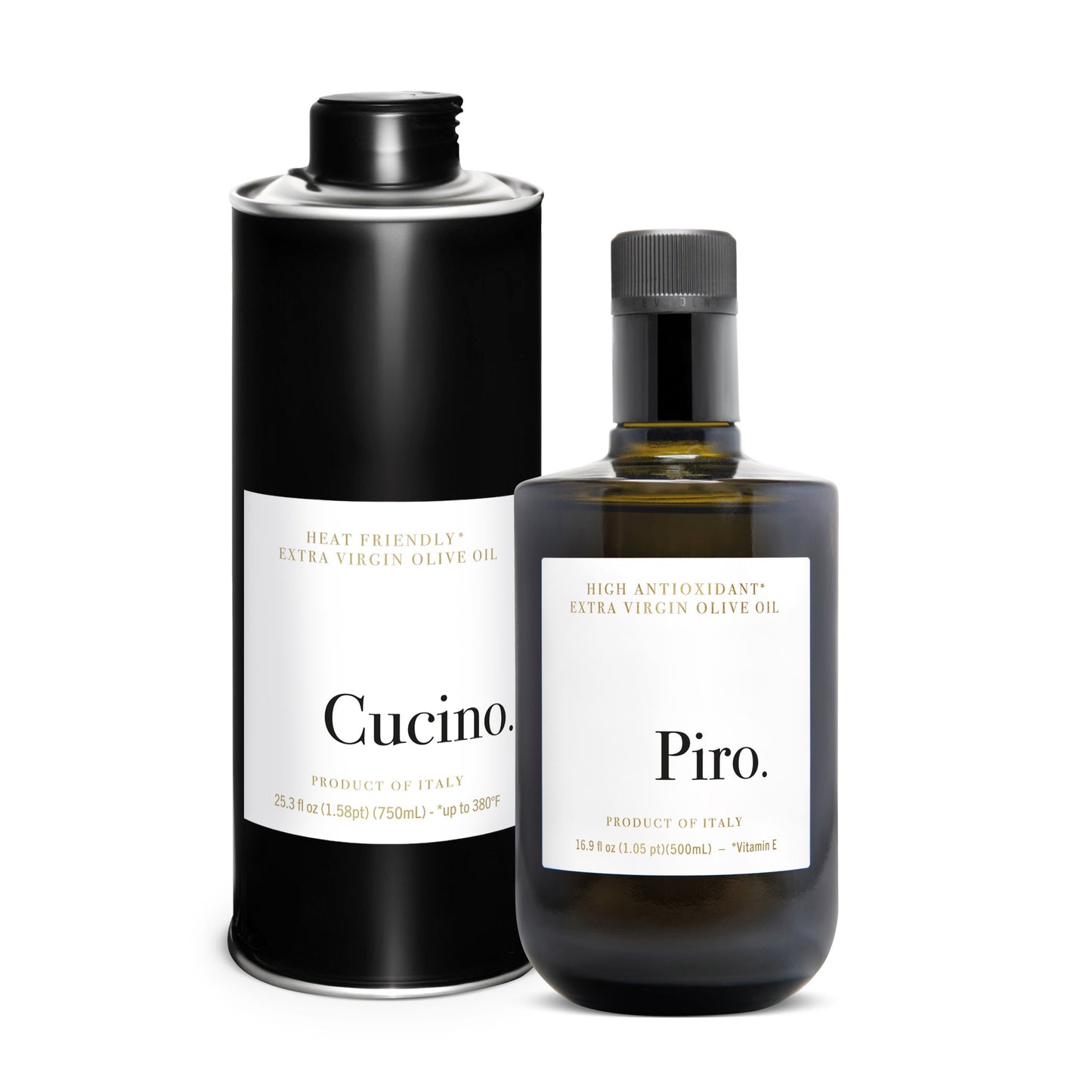 Heat Friendly Extra Virgin Olive Oil Cucino Piro + Cucino