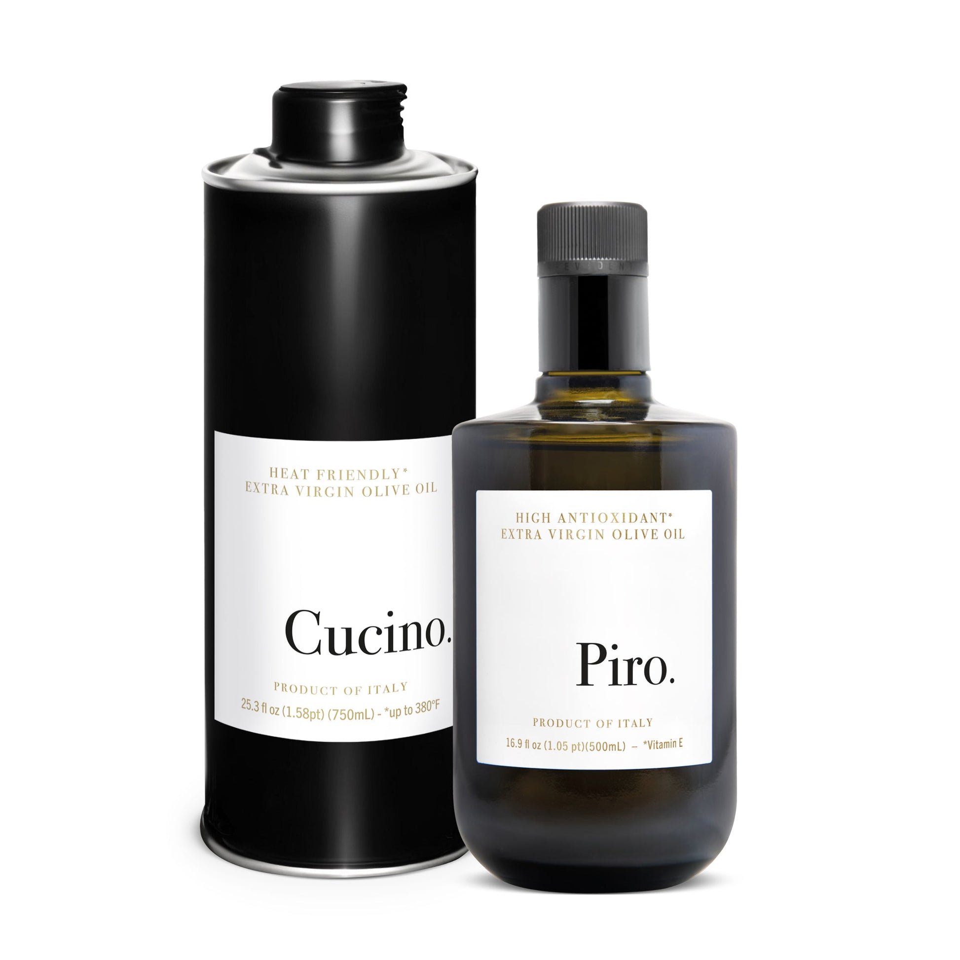 Heat Friendly Extra Virgin Olive Oil Cucino Piro + Cucino