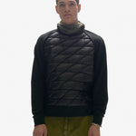 Holden Down Crew Hybrid Sweater - BLACK