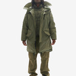 Holden Long Down Puffer Jacket - STONE GREEN