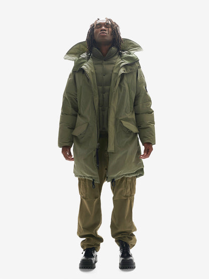 Holden Long Down Puffer Jacket STONE GREEN