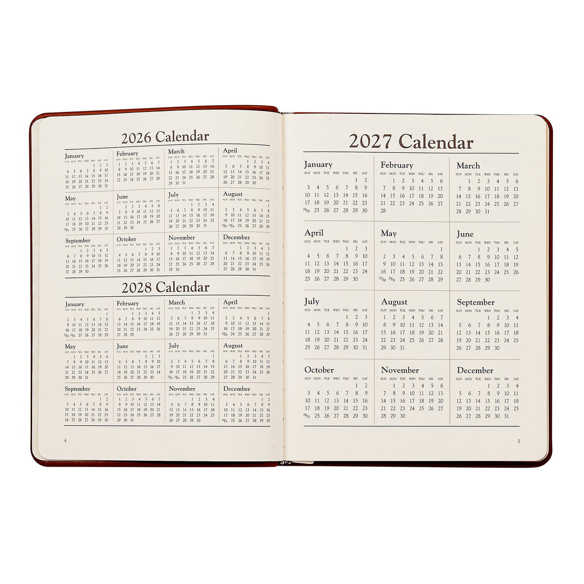 2027 Desk Diary
