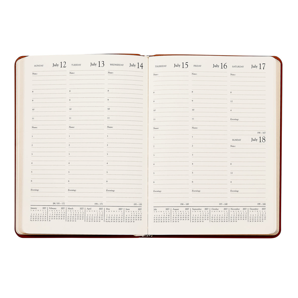 2027 Desk Diary
