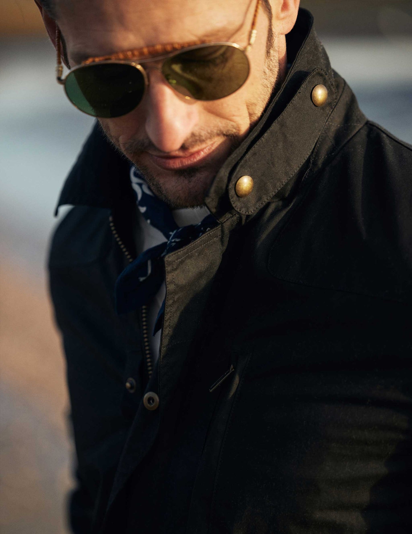 RIVAY Delaney Waxed Cotton Field Jacket