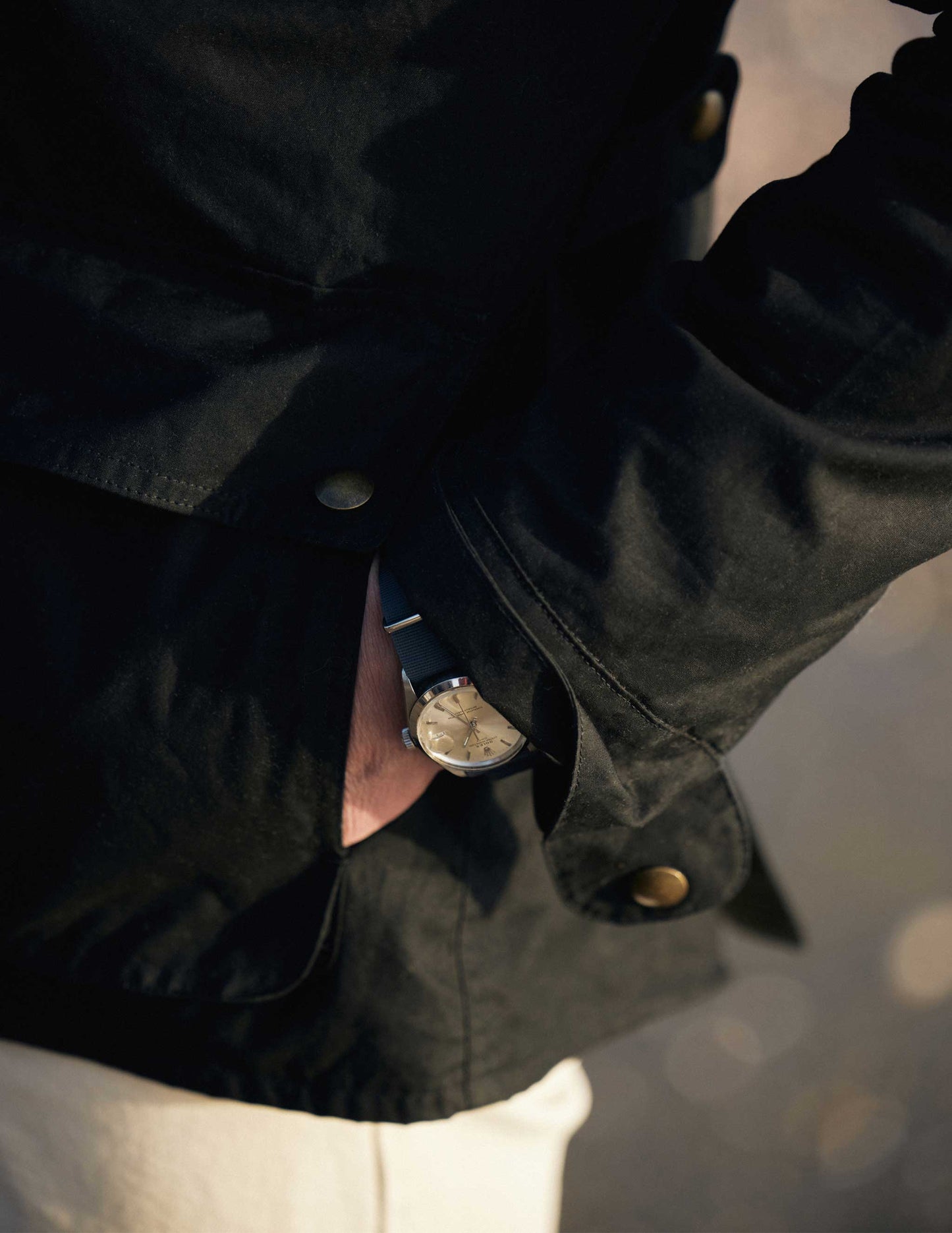 RIVAY Delaney Waxed Cotton Field Jacket