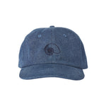 AARON LEVINE DENIM NAUTILUS CAP - MIDWASH DENIM