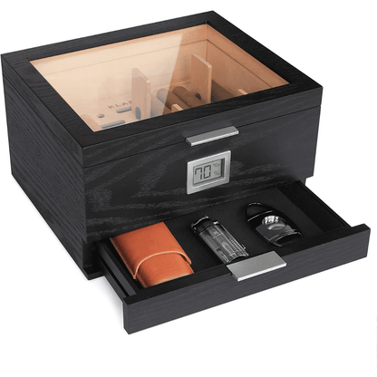 Klaro Mill Glass Top Humidor