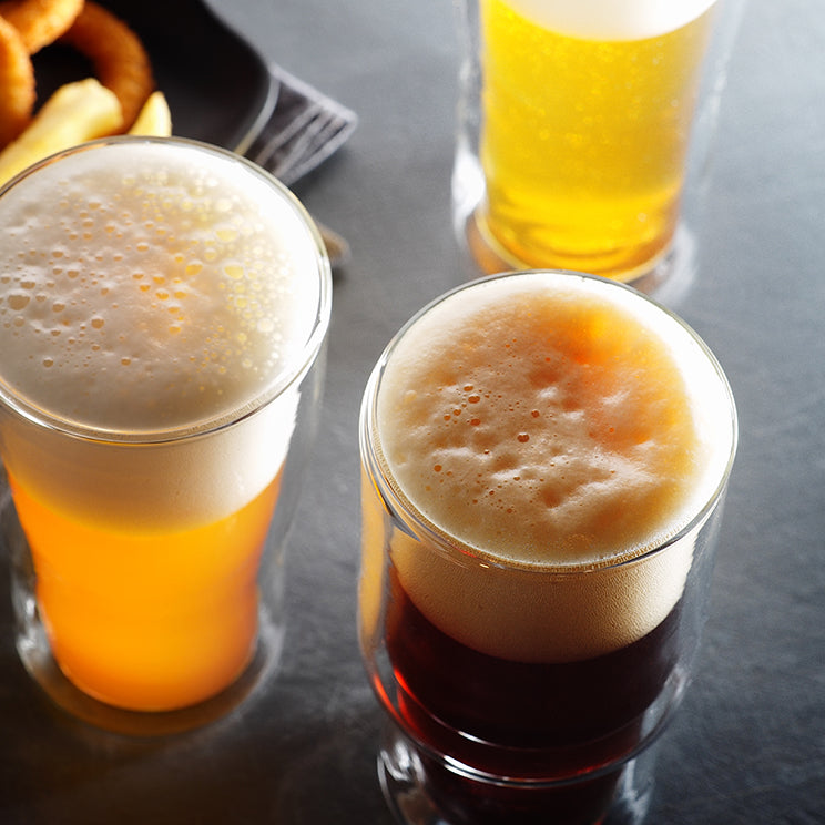 Double Walled Beer Glasses