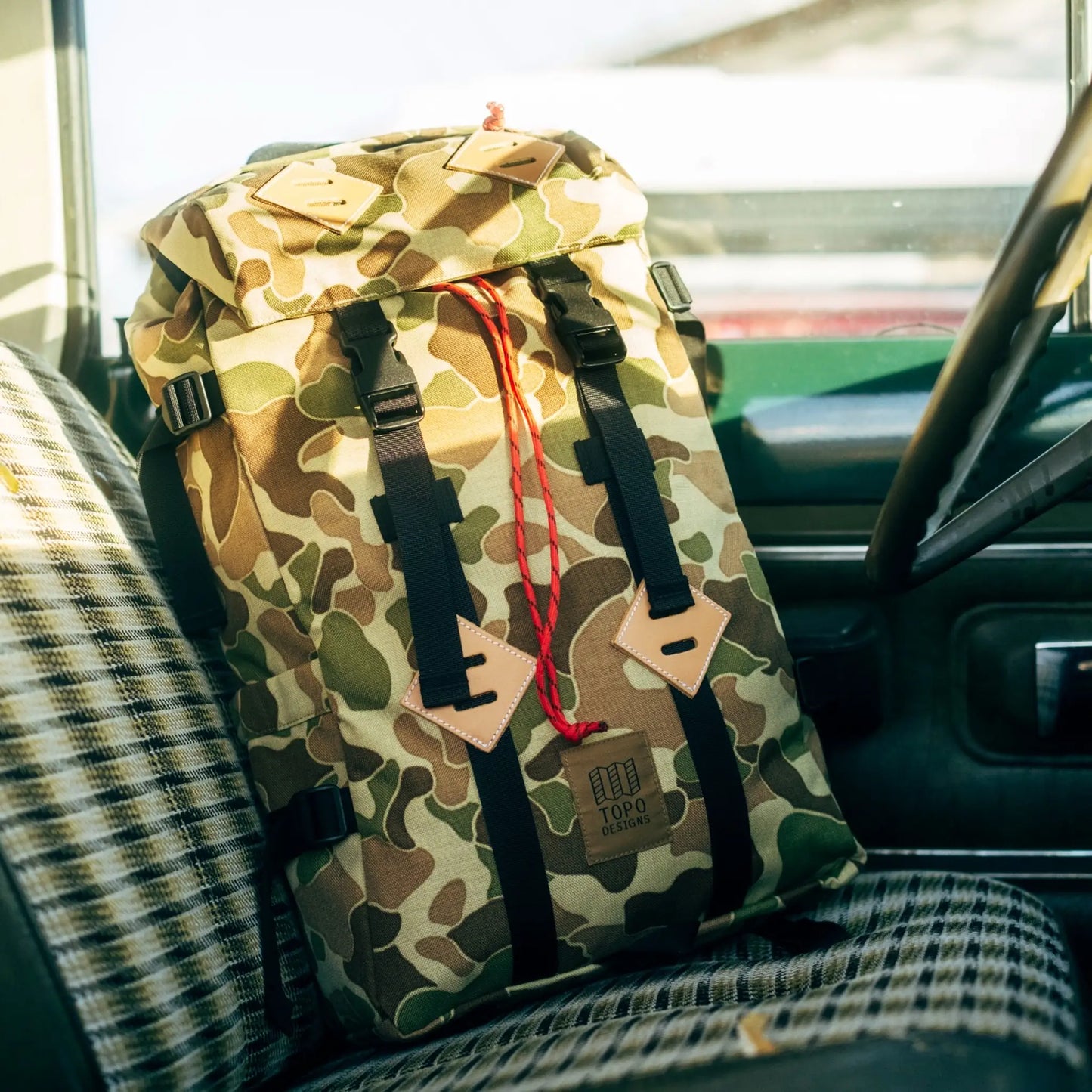 Topo Designs Limited Edition Duck Camo Klettersack