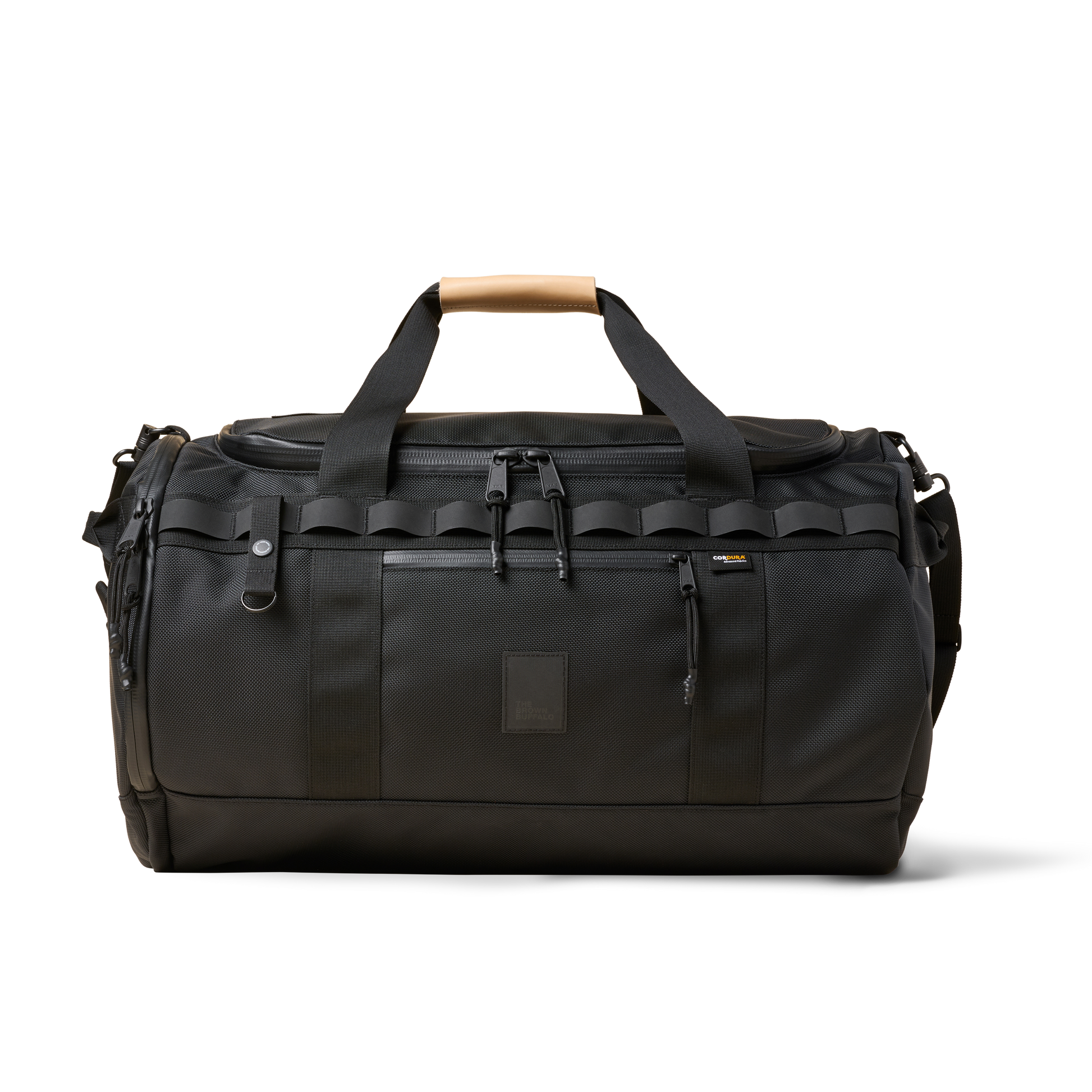 The Brown Buffalo Duffalo Duffle Bag Black Grid