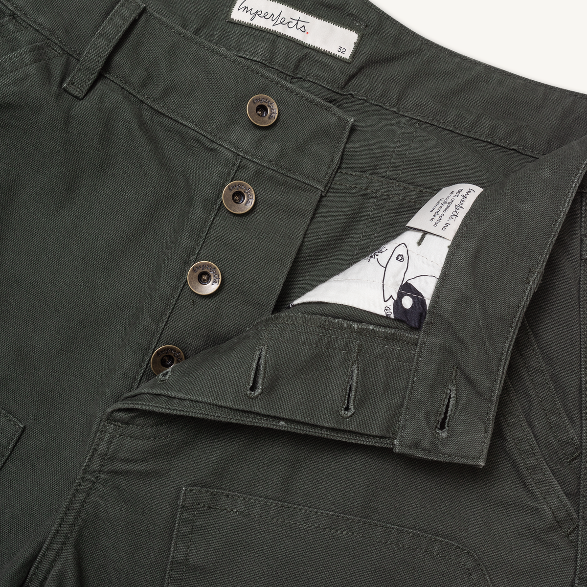 Imperfects Dungaree Pant