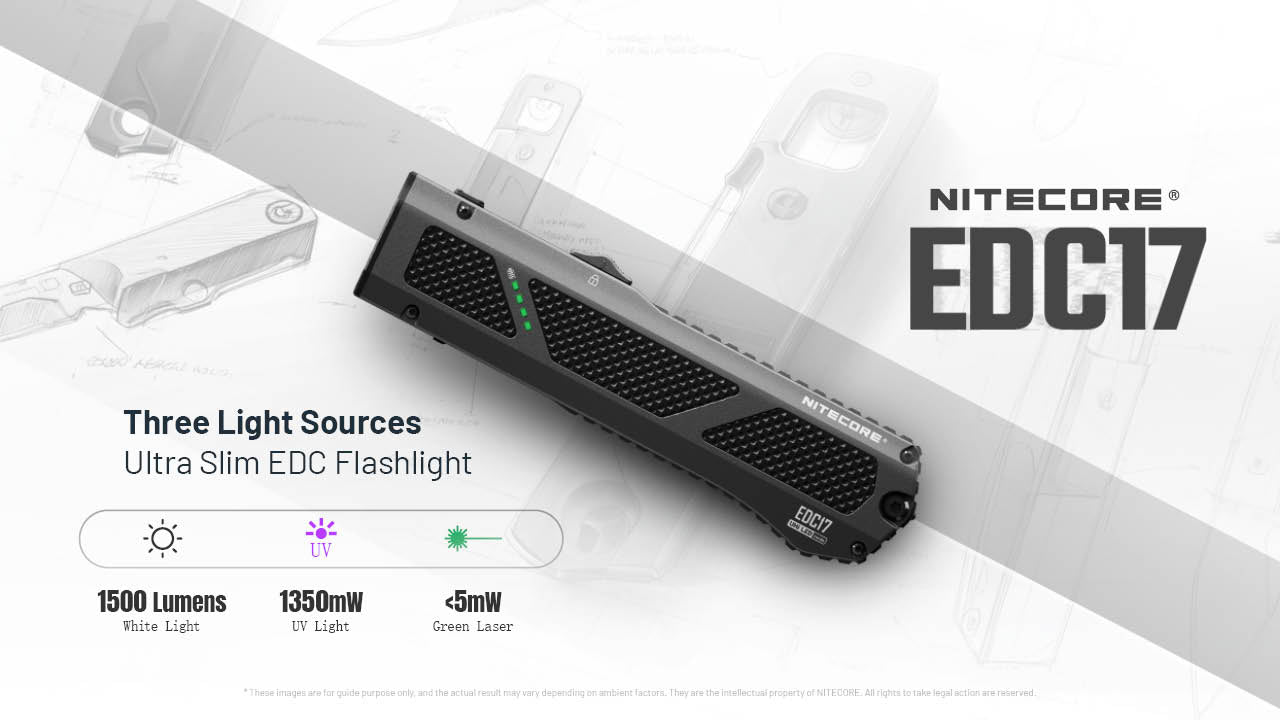 Nitecore EDC17 EDC Flat Flashlight